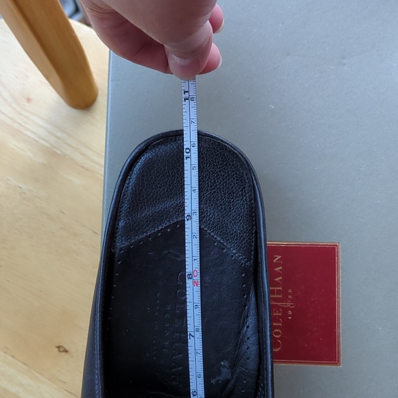 Cole Haan black leather mules, size 9 - Picture 11 of 12